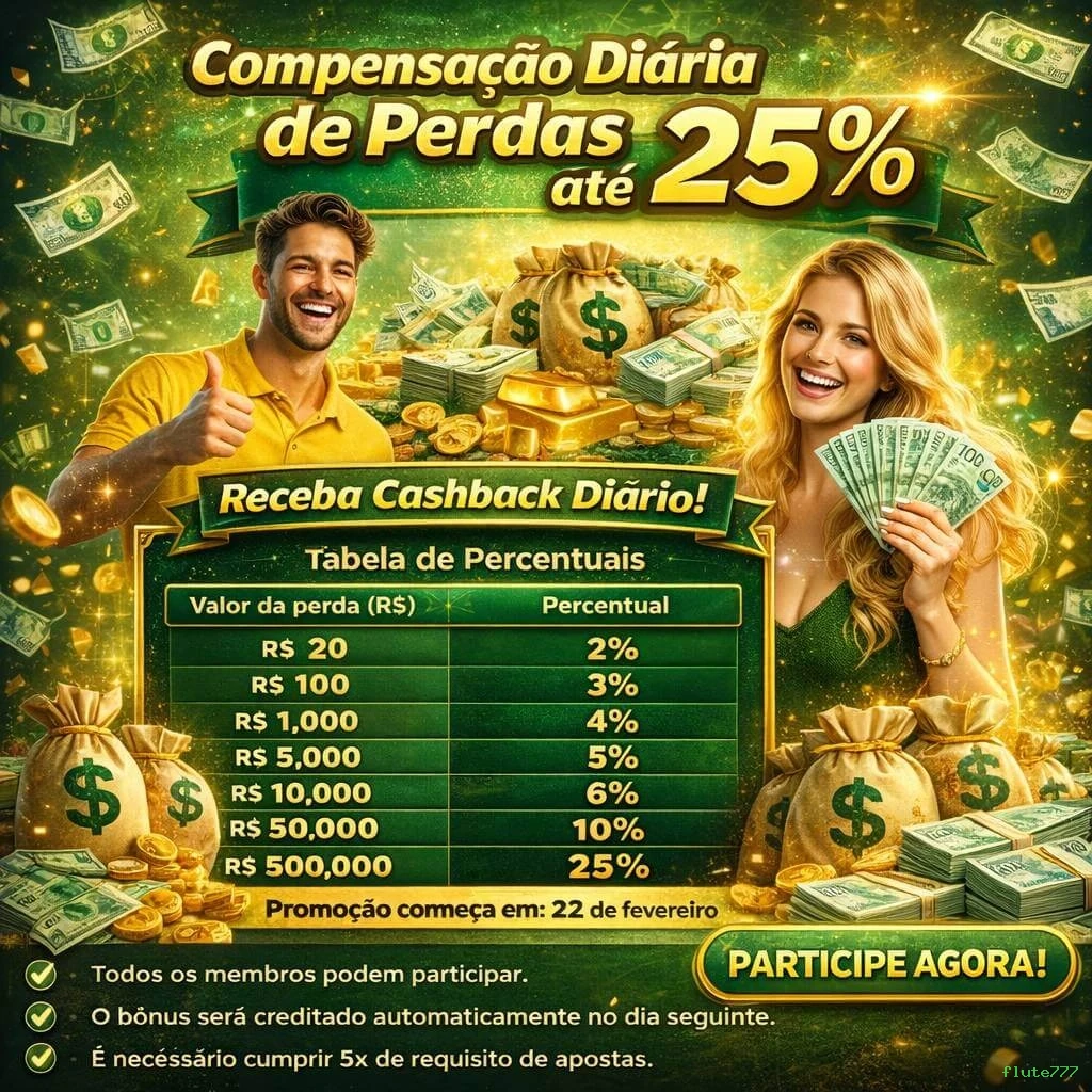 Bônus exclusivos membros VIP flute777